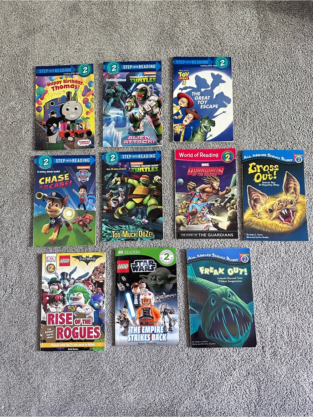 Set of 10 of Level 2 Books